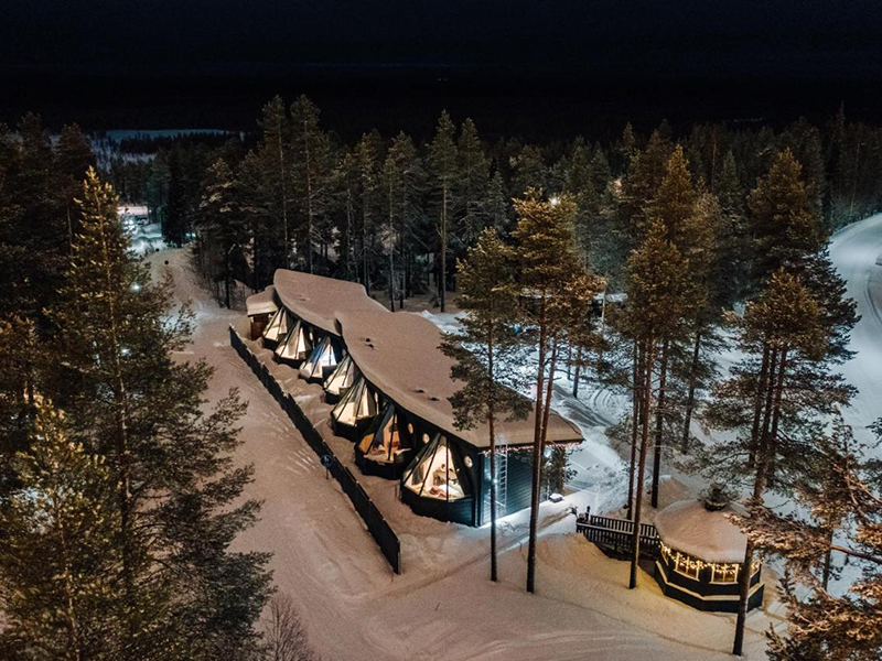 Foto bestemming Pyhä Igloos